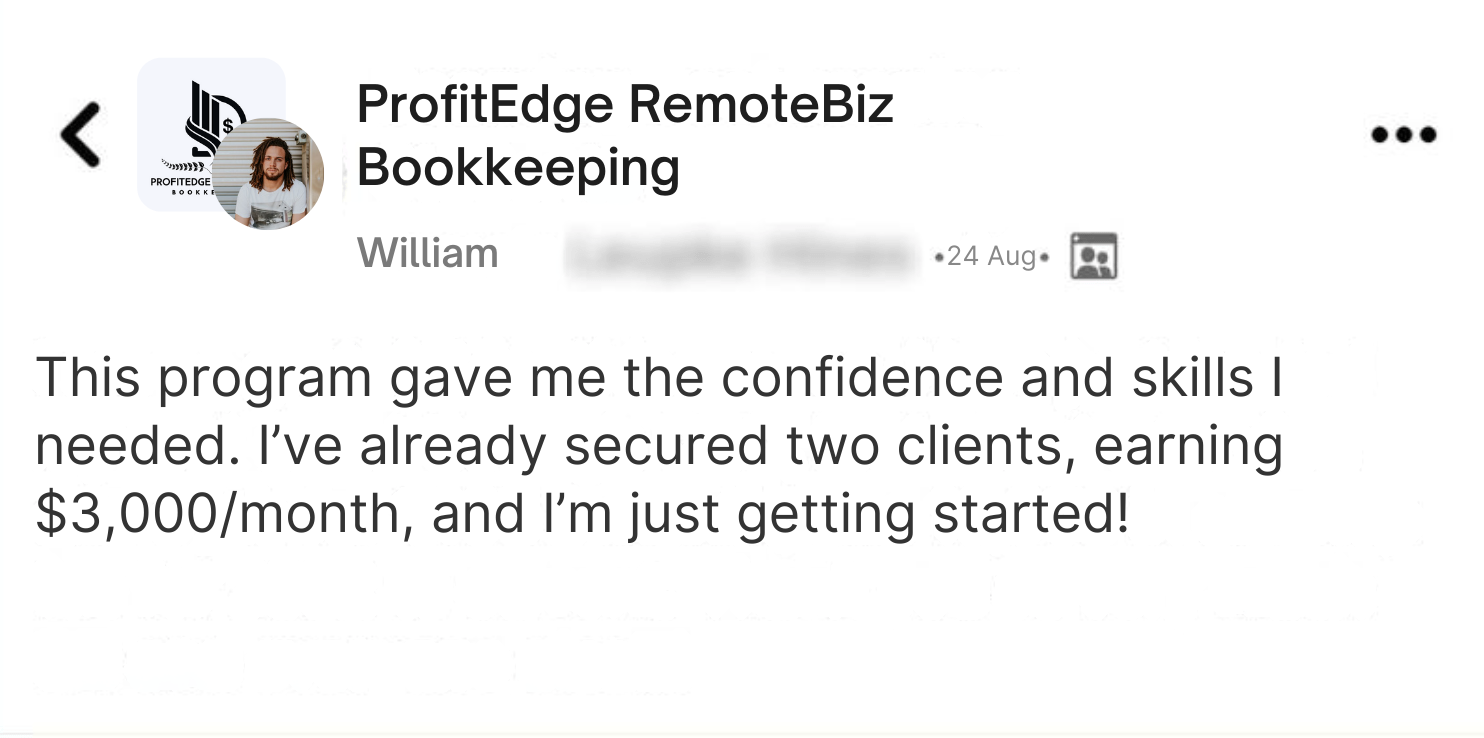 Testimonial from John