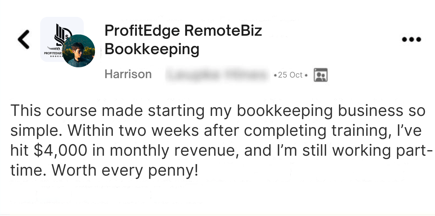 Testimonial from John