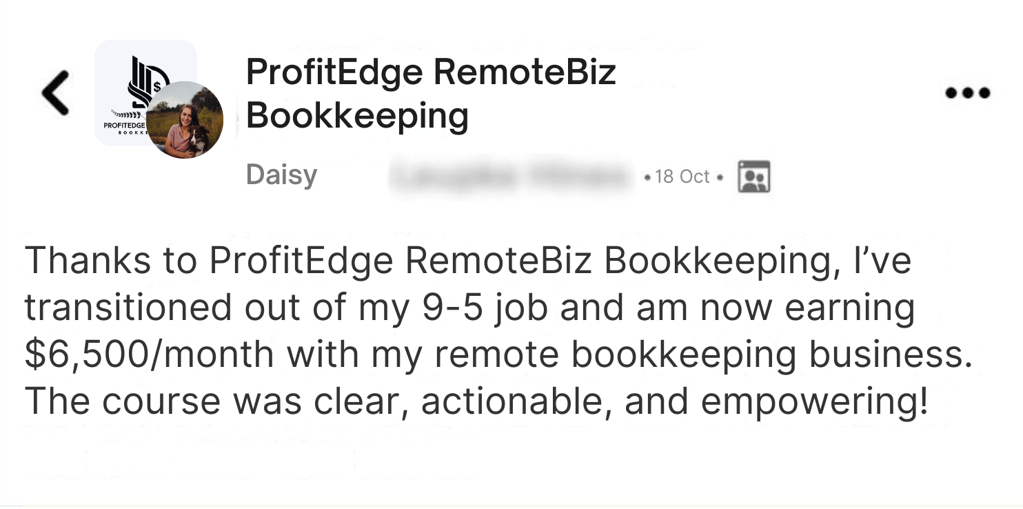 Testimonial from Michelle